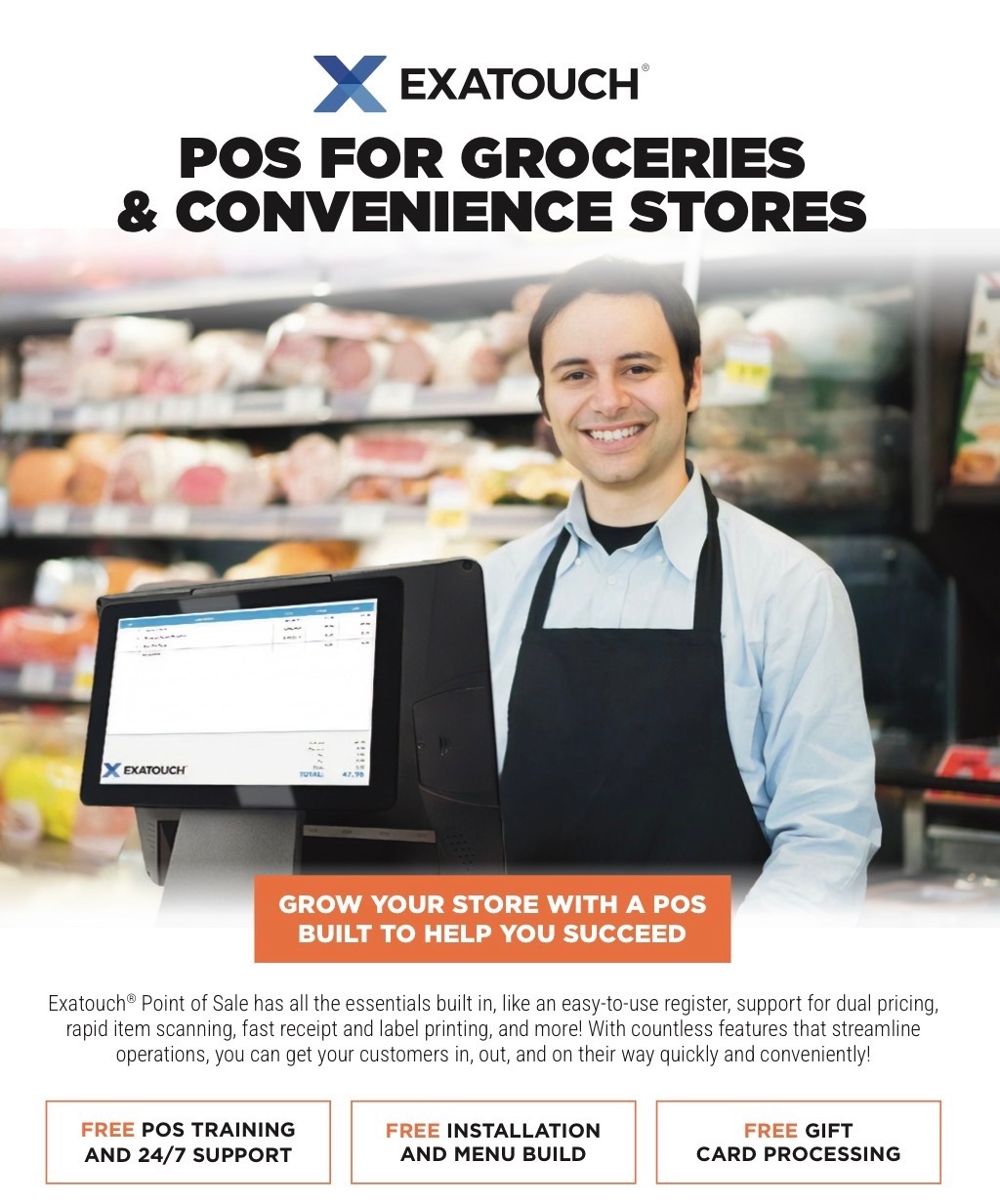 Exatouch POS for Groceries & Convenience